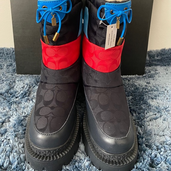Coach Signature Puffer Snow Boot 